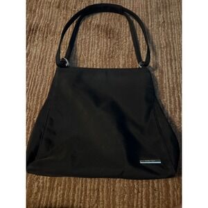 Nine West Black Shoulder Bag‎ Purse Handbag Everyday Casual Tote